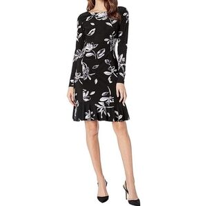 Chaps Floral Long Sleeve Dress